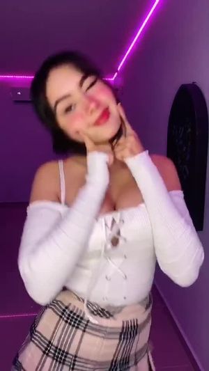 Xlightmoonx with her tongue out