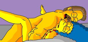 Flanders fucks Marge