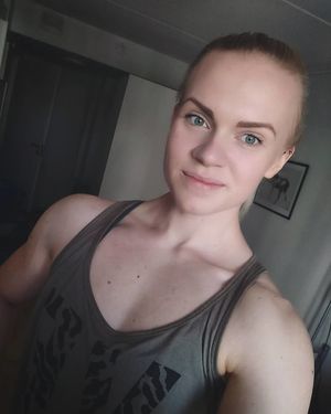Nordic small breasted slut with cute face made for rough facefucking. Refugees will use her white mouth!