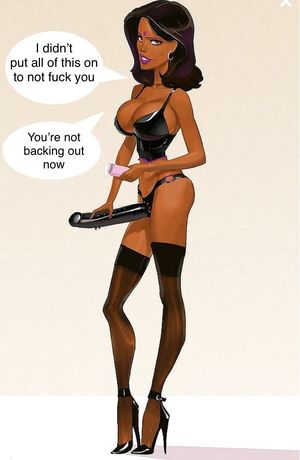 Too late, strapon sex time