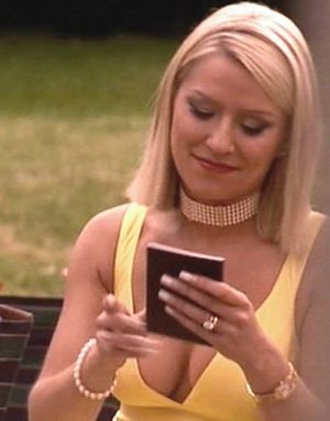 Don't know what she's up to.