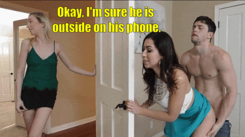 Boyfriend Almost Caught Cheating With Girflriend's Slutty Roommate