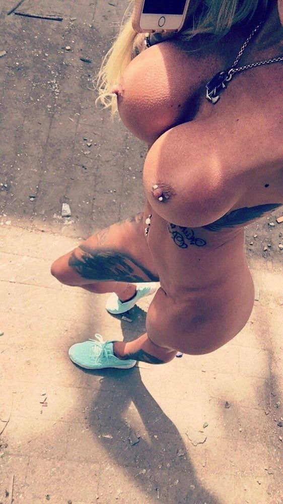 big tits and cum to her legs