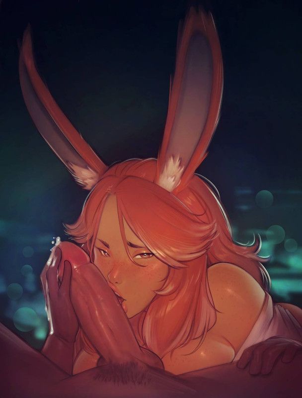 Bunny babe craving big dick