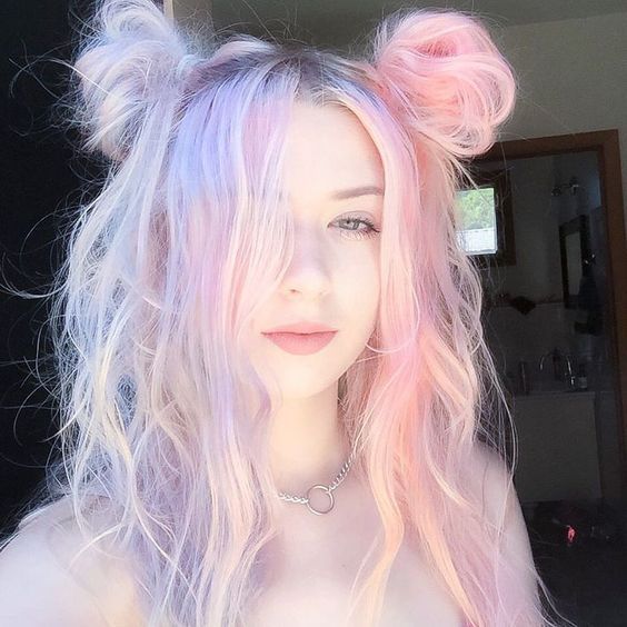 Purple & Pink Hair Babe