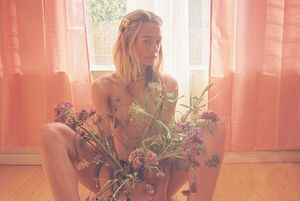 Blonde and flowers