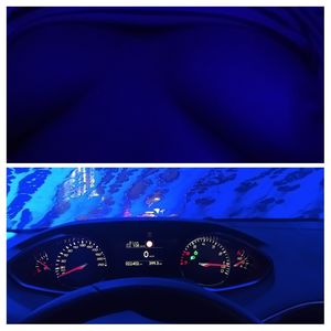 Feeling naughty during a quick carwash...