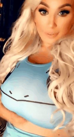 Flashing Her Huge Melons