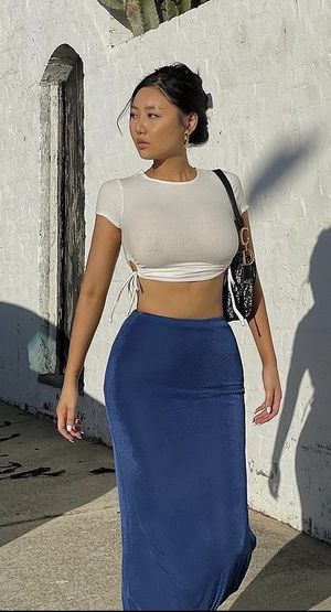 Asian super hot with see through white top