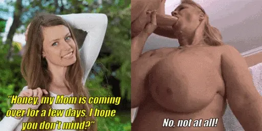 I love when her mom cuts to visit