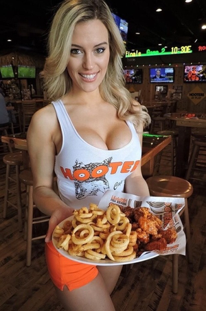 Hooters waitress