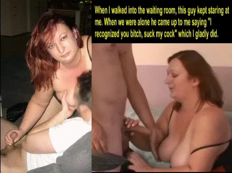 Public blowjob for a total stranger exposed caption. Slutrocknroll