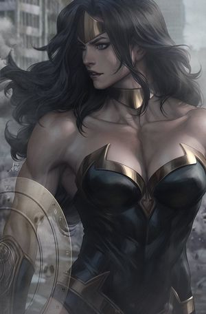Muscular Wonder Woman.