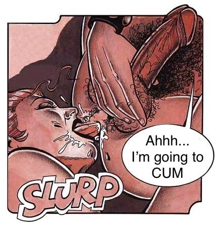Licking his ass while he cums