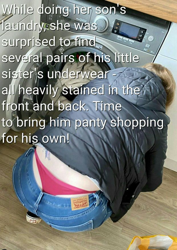 Son needs panties