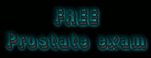 Free prostate exams