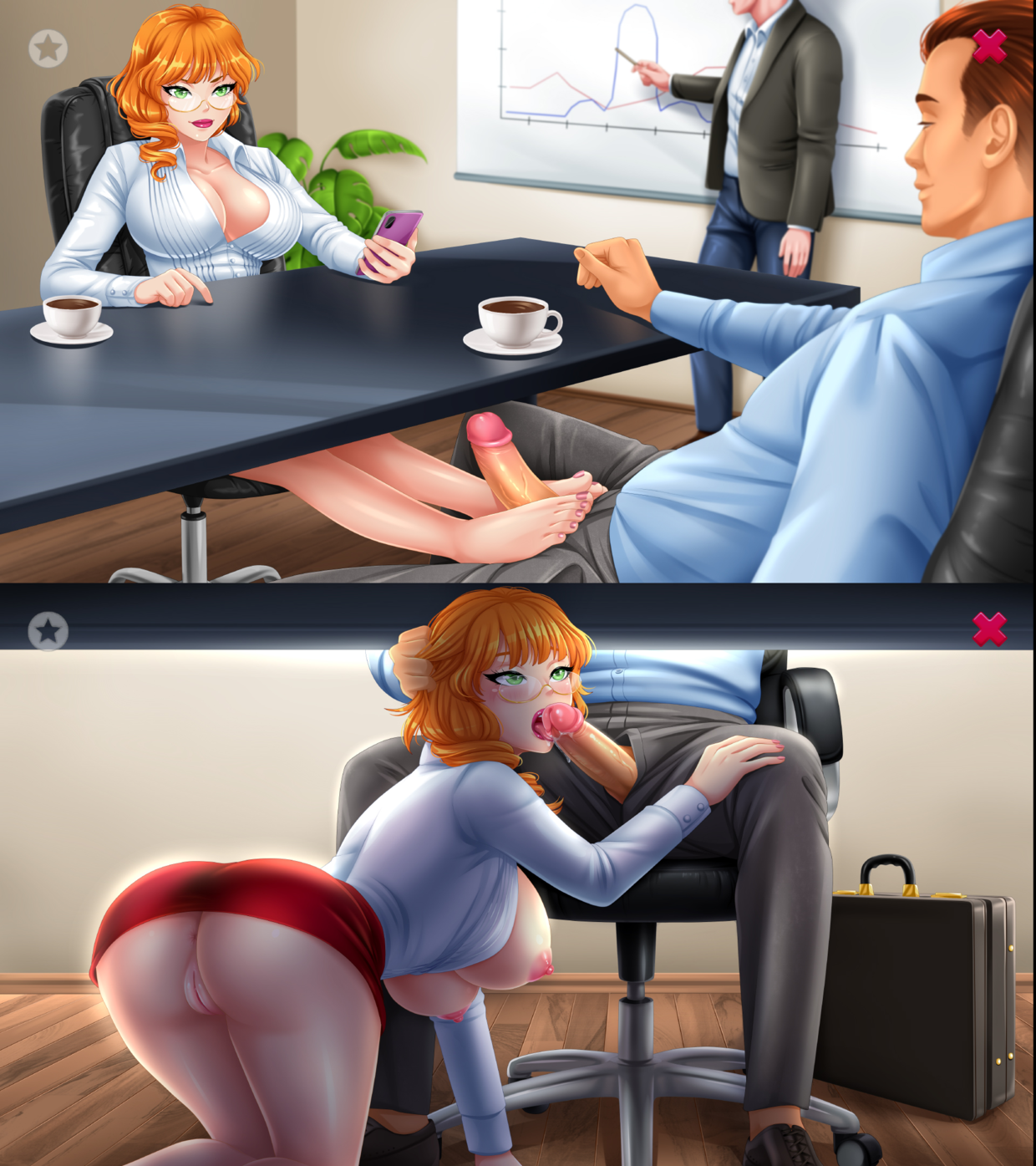 Event: "Board Meeting with Amber" (full set)