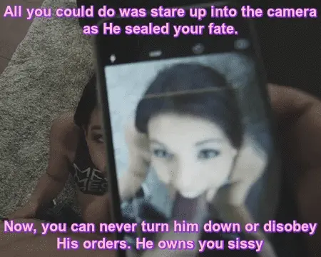 All you could do was stare into the camera as he sealed your fate