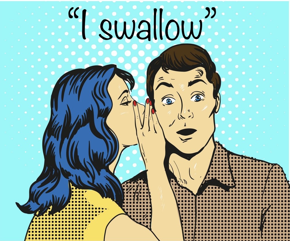 She will swallow that cum