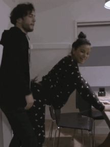 Monica Geuze grinding twerk