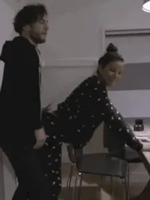 Monica Geuze grinding twerk