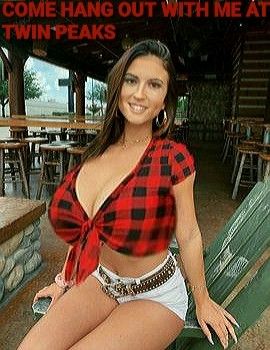SHARON HANGS OUT AT TWIN PEAKS