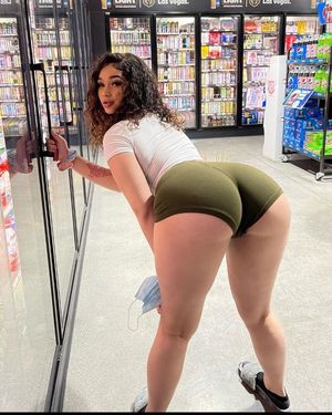 Bent over in public