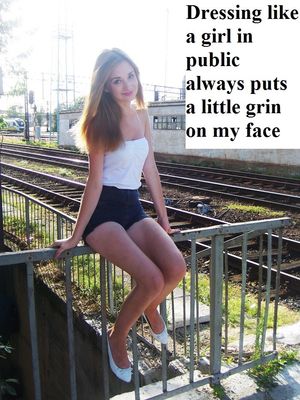 shemale crossdressing mistress caption pics