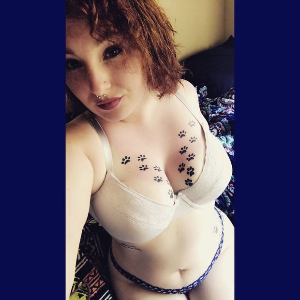 Redhead big tits