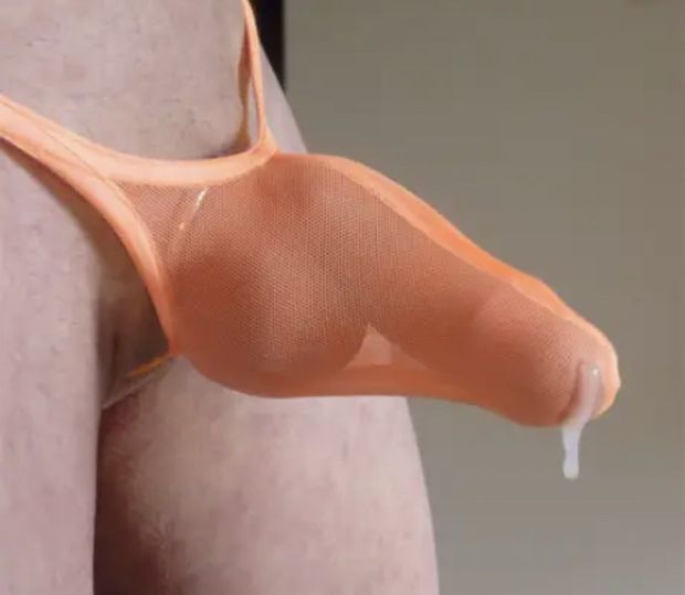 Cum through fabric
