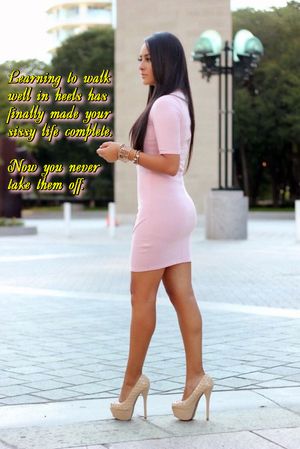 transgirl crossdressing domination captions sex