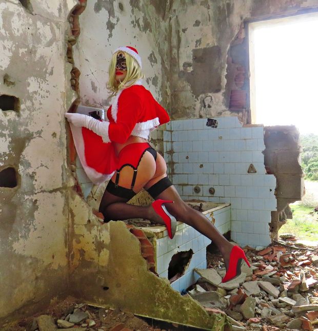 Stockings. sexy ass. sexy blonde