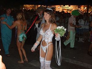 mardi gras bride