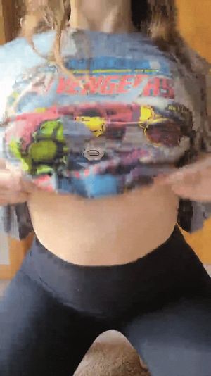 Big beautiful breast dropped & bounced