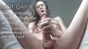 She's just showing you something, so...