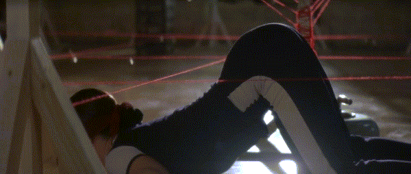 Catherine Zeta-Jones, she dips beneath lasers.