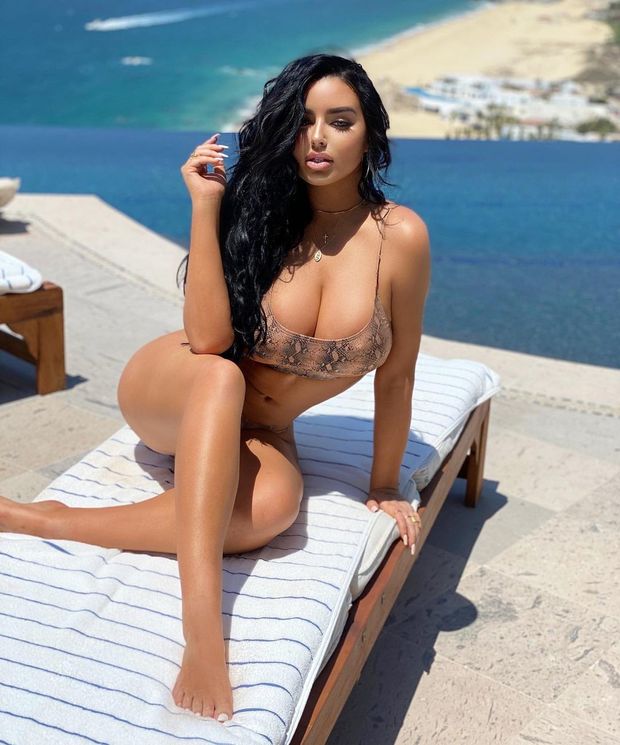 snake skin bikini