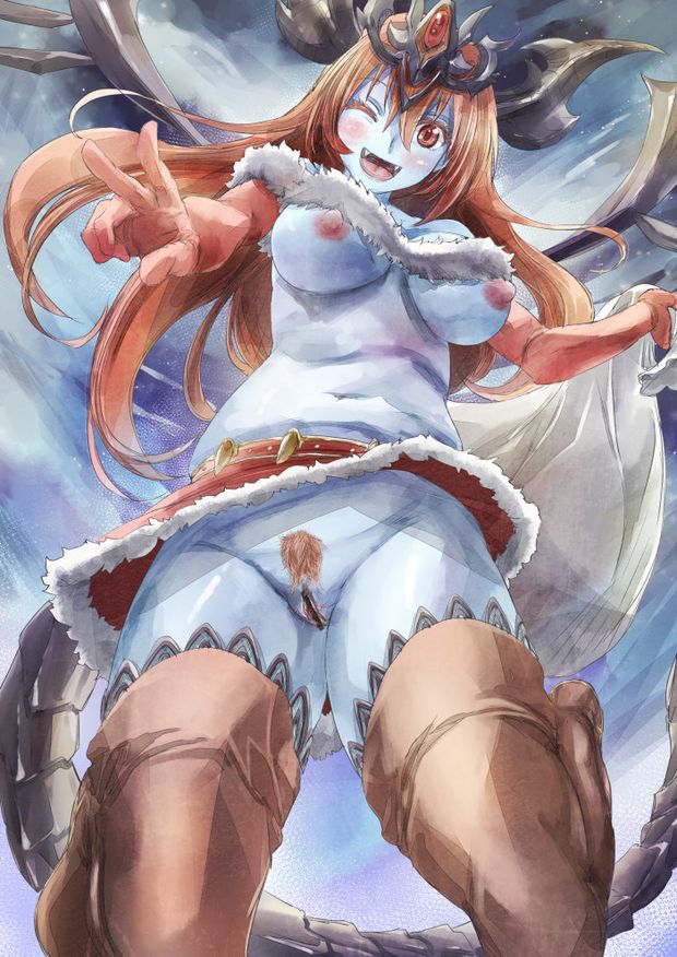Frontal shot of Hera from Puzzles and dragons
