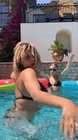 Bebe Rexha sexy twerk in a pool
