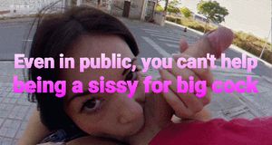 Brunette Even In Public Big Cock Sissy Caption