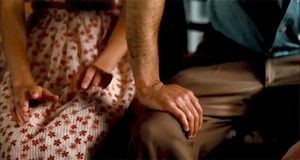 The wife 'flirting' with him, knowing what this does to me.