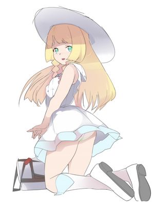 lillie (pokemon and 2 more) drawn by noira