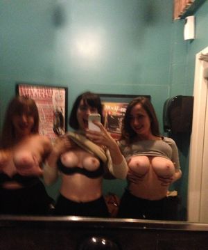 Early selfie attempt--still stunning big tits