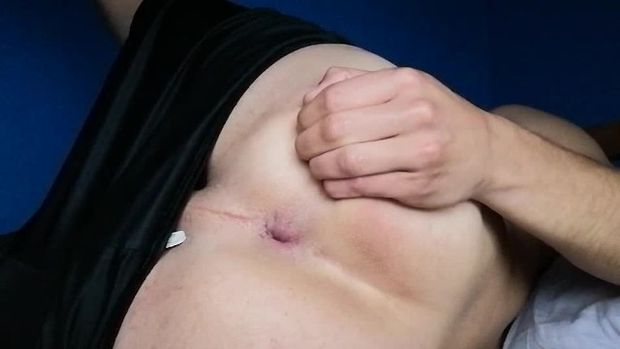 Twink fingering ass