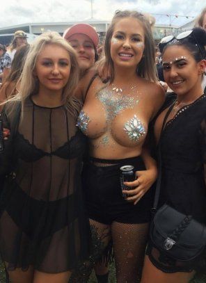 Busty Festival Slut Titties