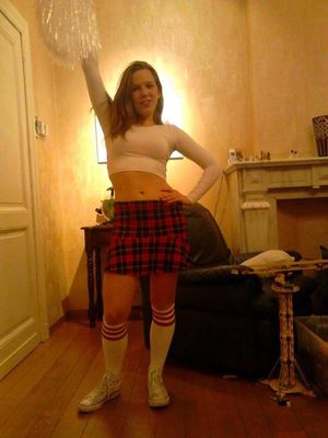 Hot teen cheerleader