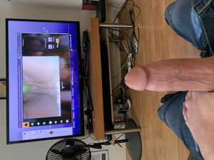 My bwc as I watch a video my ebony girlfriend put on ph