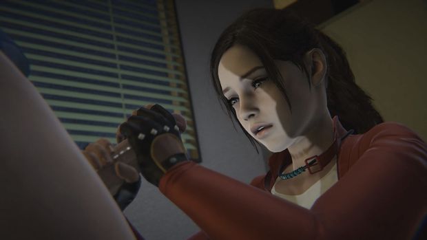 Futa Resident Evil - Jill Valentine fucks Claire Redfield - 3D Porn