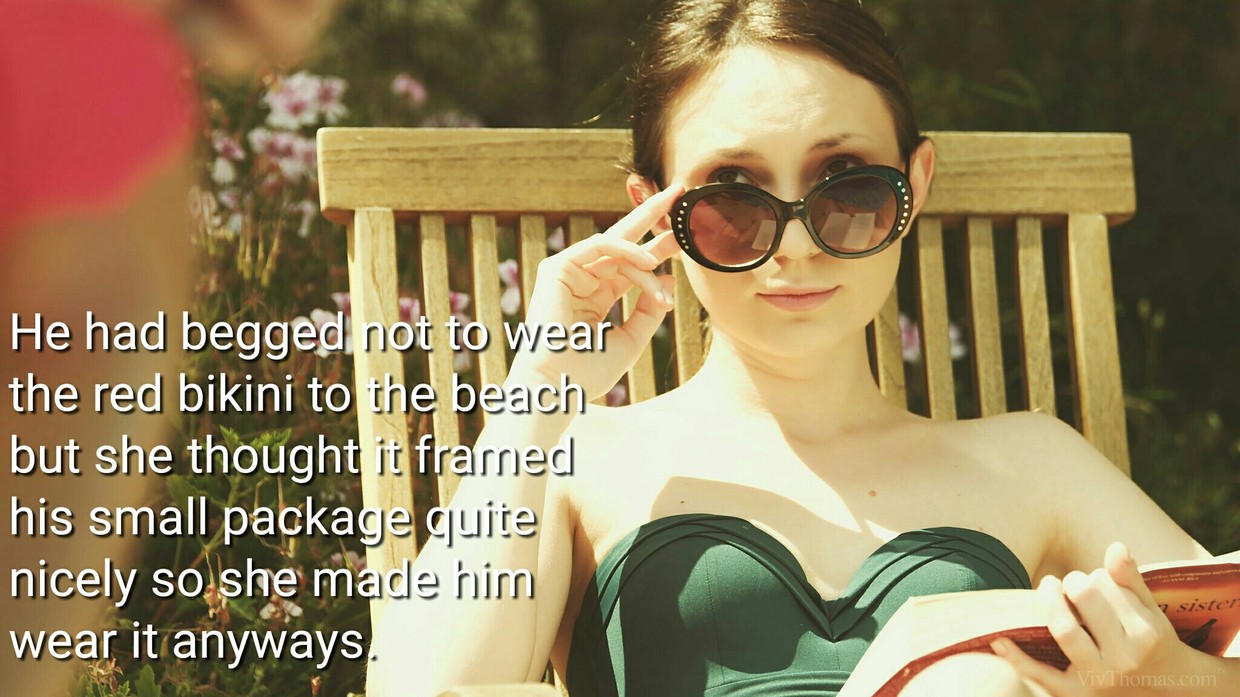 Sissy goes for a swim