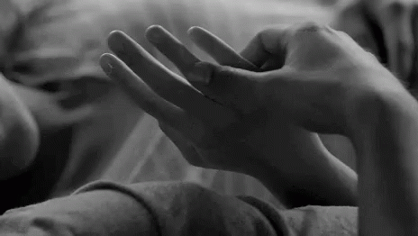 couple cuddle hands
